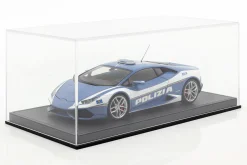Hochwertige Acryl Vitrine für Modellautos im Maßstab 1:18 schwarz BBR