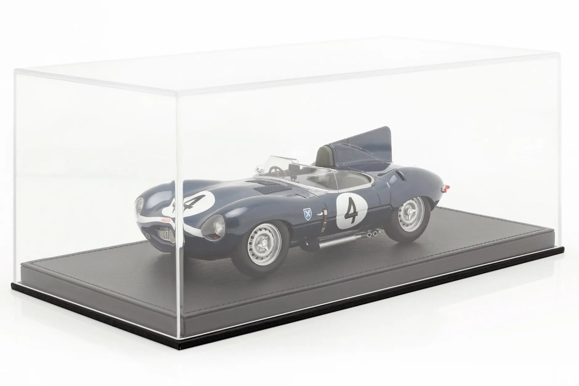 Hochwertige Acryl Vitrine für Modellautos im Maßstab 1:18 schwarz BBR
