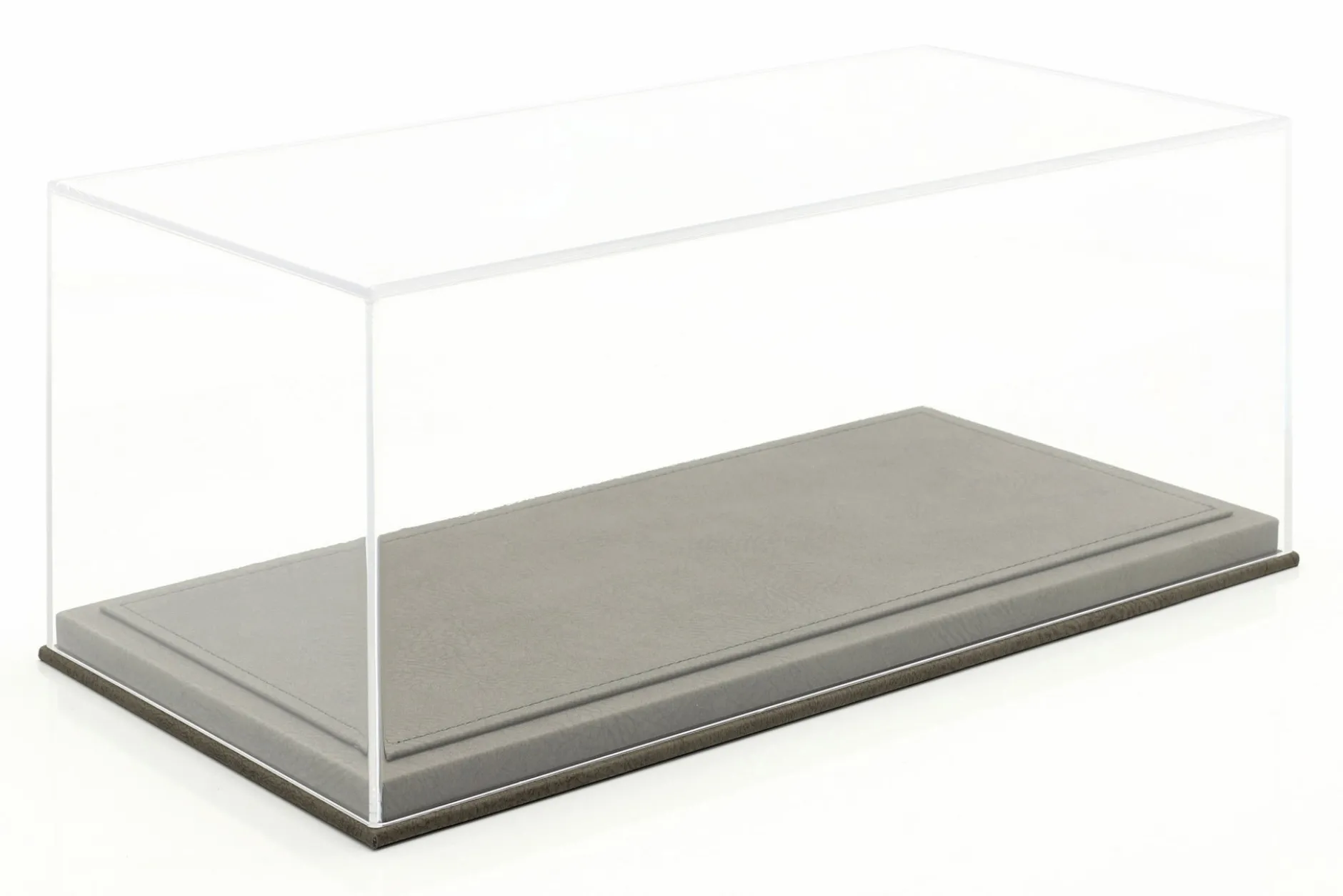 Hochwertige Acryl Vitrine für Modellautos im Maßstab 1:18 hellgrau BBR