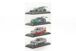Hochwertige Acryl-Vitrine für Modellautos im Maßstab 1:18 mit Sockel SAFE
