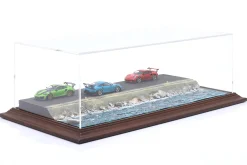 Hochwertige Acryl Vitrine mit Diorama-Bodenplatte Murefte - Sea Side 1:43 Atlantic