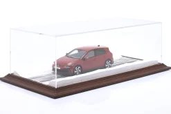 Hochwertige Acryl Vitrine mit Diorama-Bodenplatte Snow Road 1:43 Atlantic