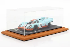 Hochwertige Acryl Vitrine mit Diorama-Bodenplatte Startaufstellung 1:18 Atlantic