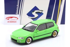 Honda Civic (EG6) Baujahr 1991 neongrün 1:18 Solido