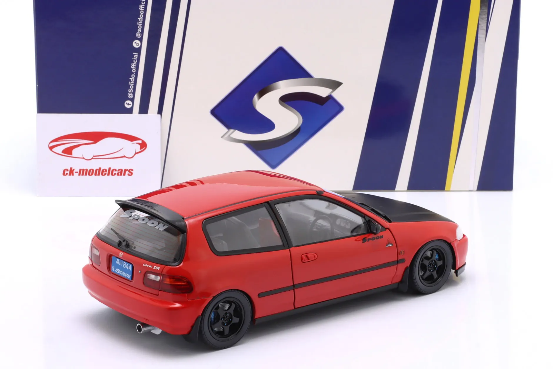 Honda Civic (EG6) Spoon Version 1991 rot 1:18 Solido