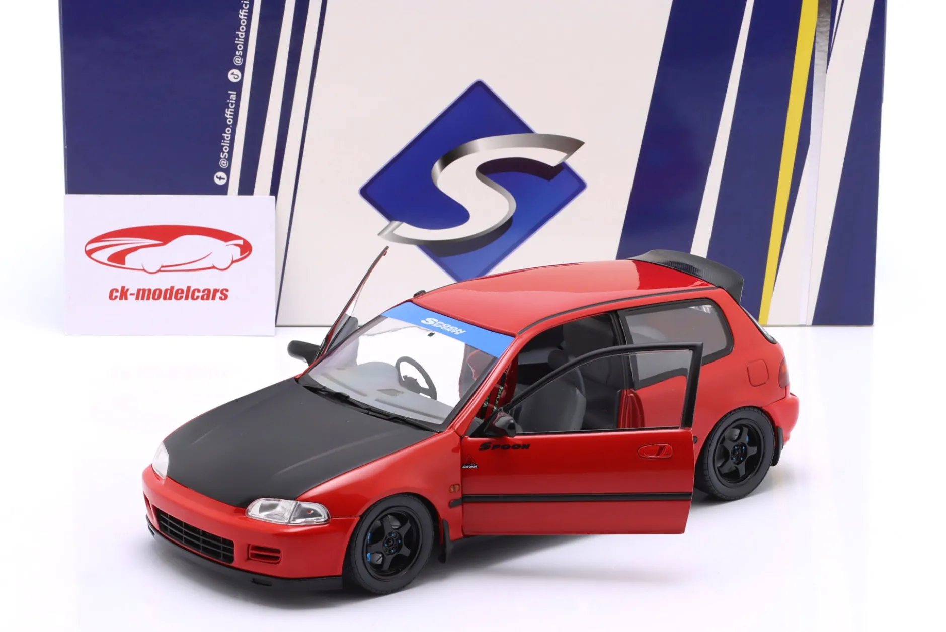 Honda Civic (EG6) Spoon Version 1991 rot 1:18 Solido