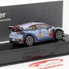 Hyundai i20 Coupe WRC #5 Winner Rallye Tour de Corse 2017 Neuville, Gilsoul 1:43 Ixo