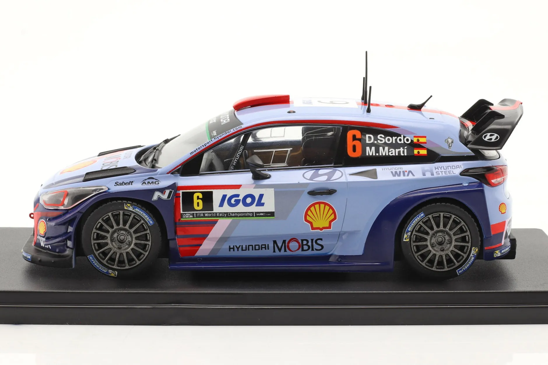 Hyundai i20 WRC #6 Rallye Tour de Corse 2017 Sordo, Marti 1:24 Hachette