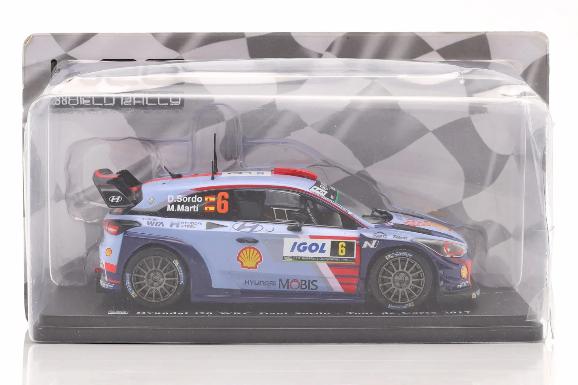 Hyundai i20 WRC #6 Rallye Tour de Corse 2017 Sordo, Marti 1:24 Hachette
