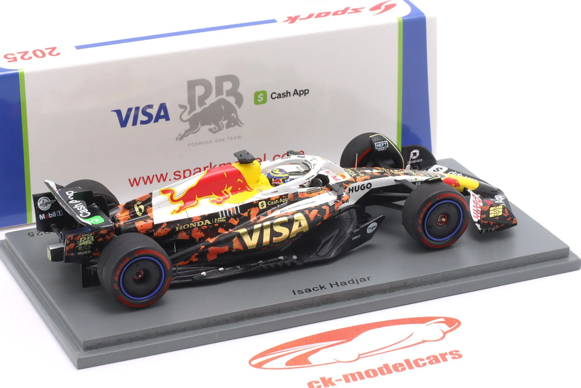 Isack Hadjar Racing Bulls VCARB 02 #6 USA GP Formel 1 2025 1:43 Spark