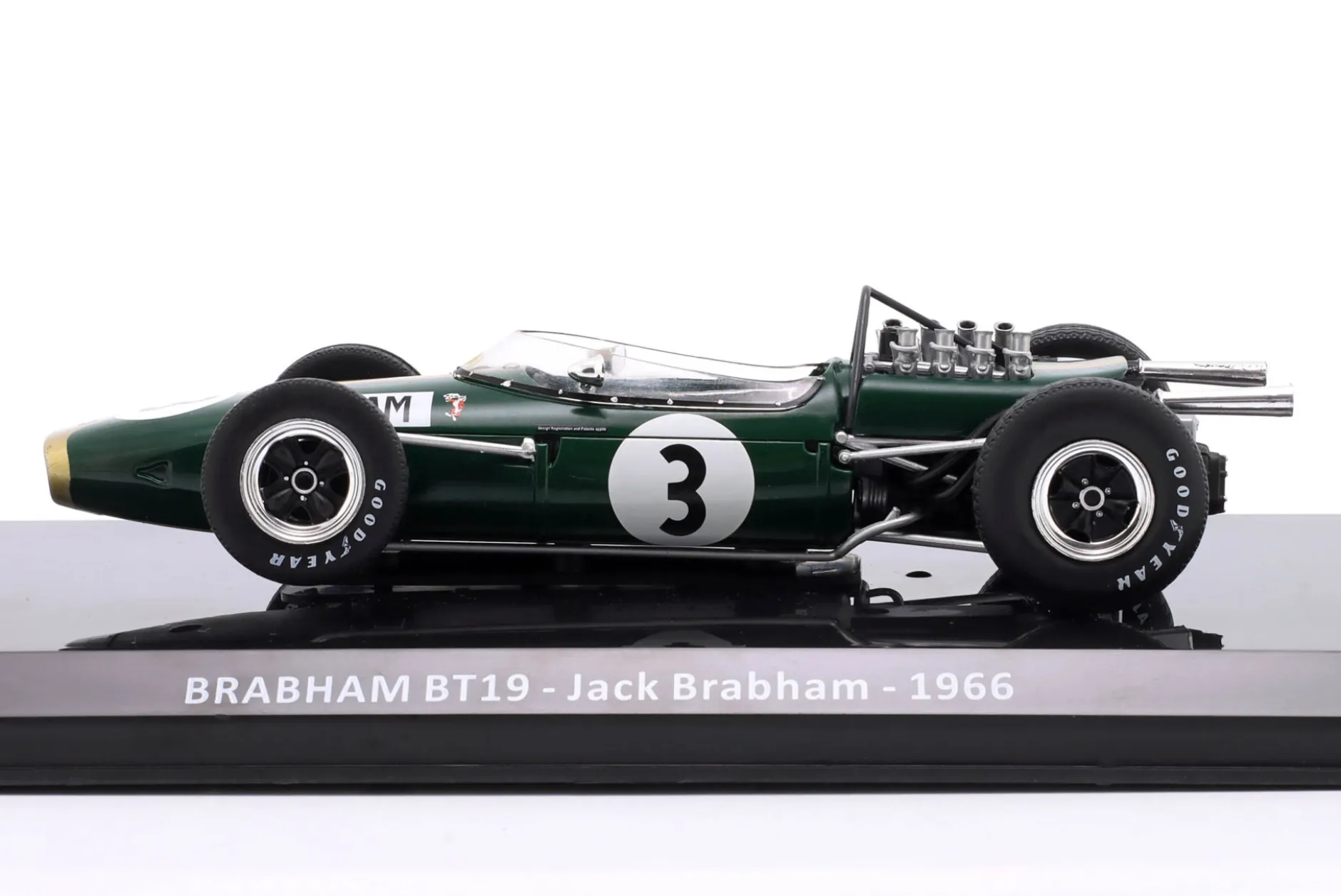 Jack Brabham Brabham BT19 #3 Formel 1 Weltmeister 1966 1:24 Premium Collectibles