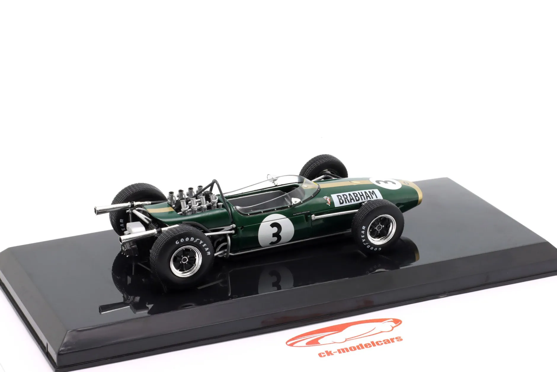 Jack Brabham Brabham BT19 #3 Formel 1 Weltmeister 1966 1:24 Premium Collectibles