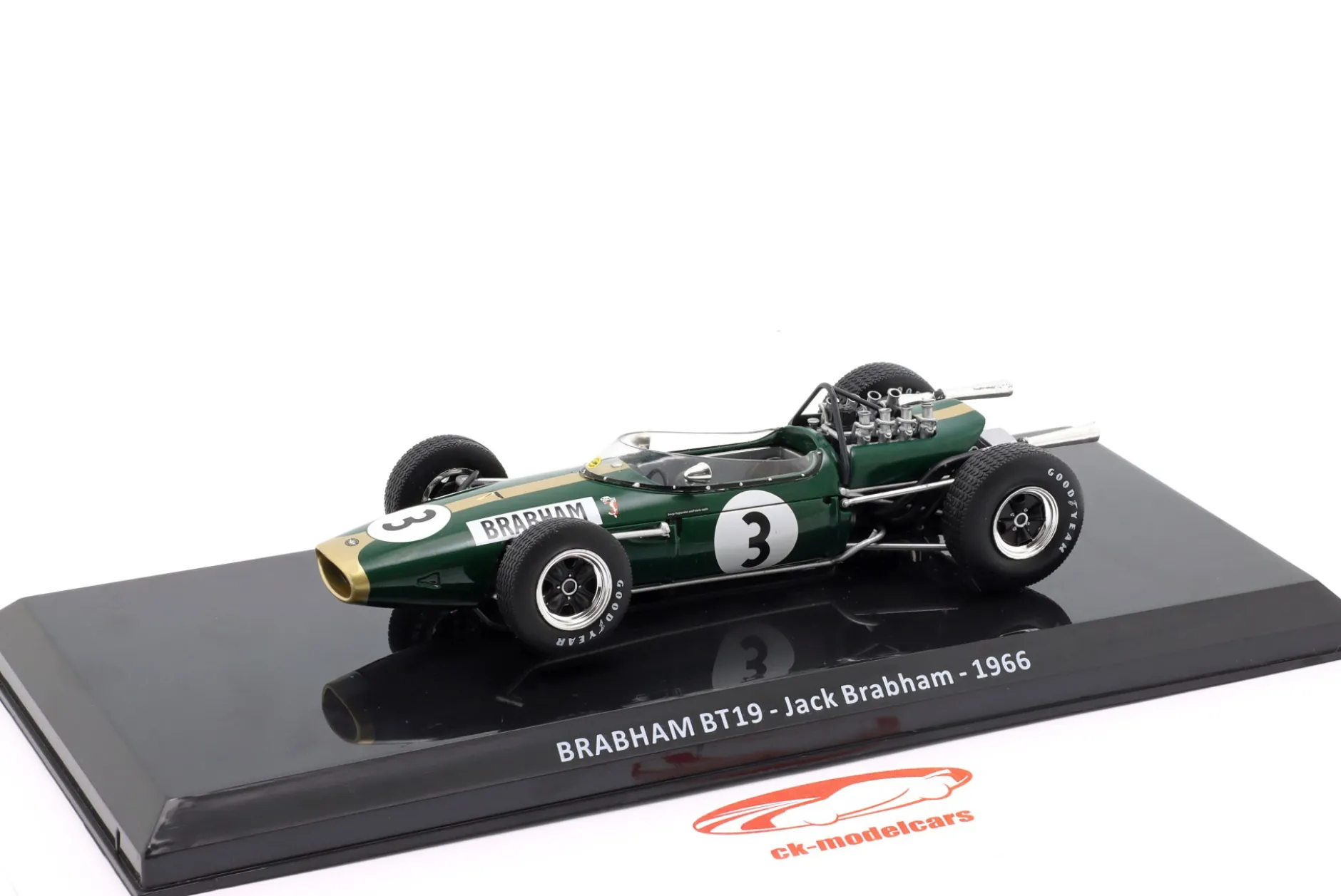 Jack Brabham Brabham BT19 #3 Formel 1 Weltmeister 1966 1:24 Premium Collectibles