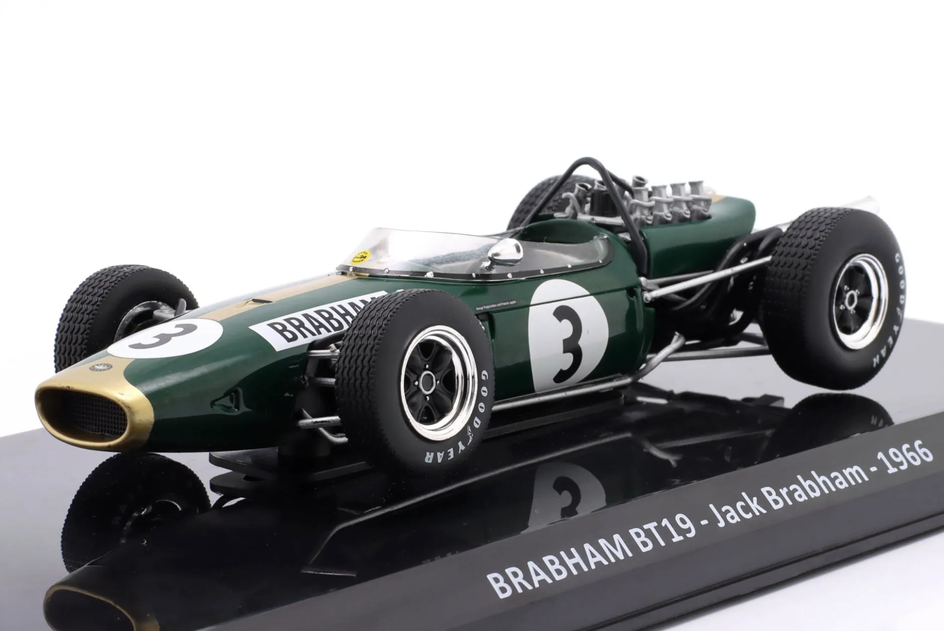 Jack Brabham Brabham BT19 #3 Formel 1 Weltmeister 1966 1:24 Premium Collectibles