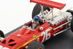 Jacky Ickx Ferrari 312 F1 #26 Winner Frankreich GP Formel 1 1968 mit Fahrerfigur 1:43 Brumm