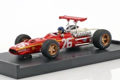 Jacky Ickx Ferrari 312 F1 #26 Winner Frankreich GP Formel 1 1968 mit Fahrerfigur 1:43 Brumm