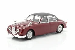 Jaguar MK II TV-Serie Inspector Morse (1987-2000) dunkelrot 1:43 Cararama