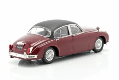 Jaguar MK II TV-Serie Inspector Morse (1987-2000) dunkelrot 1:43 Cararama