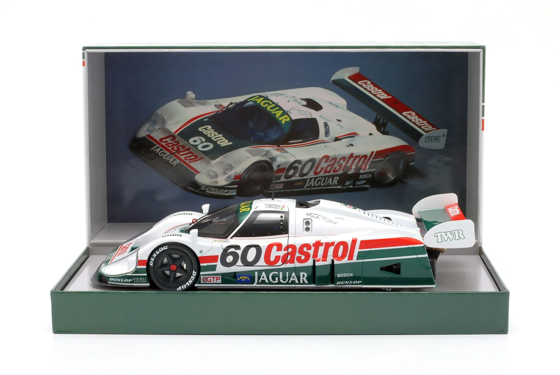 Jaguar XJR-9 #60 Sieger 24h Daytona 1988 Brundle, Boesel, Nielsen 1:18 WERK83