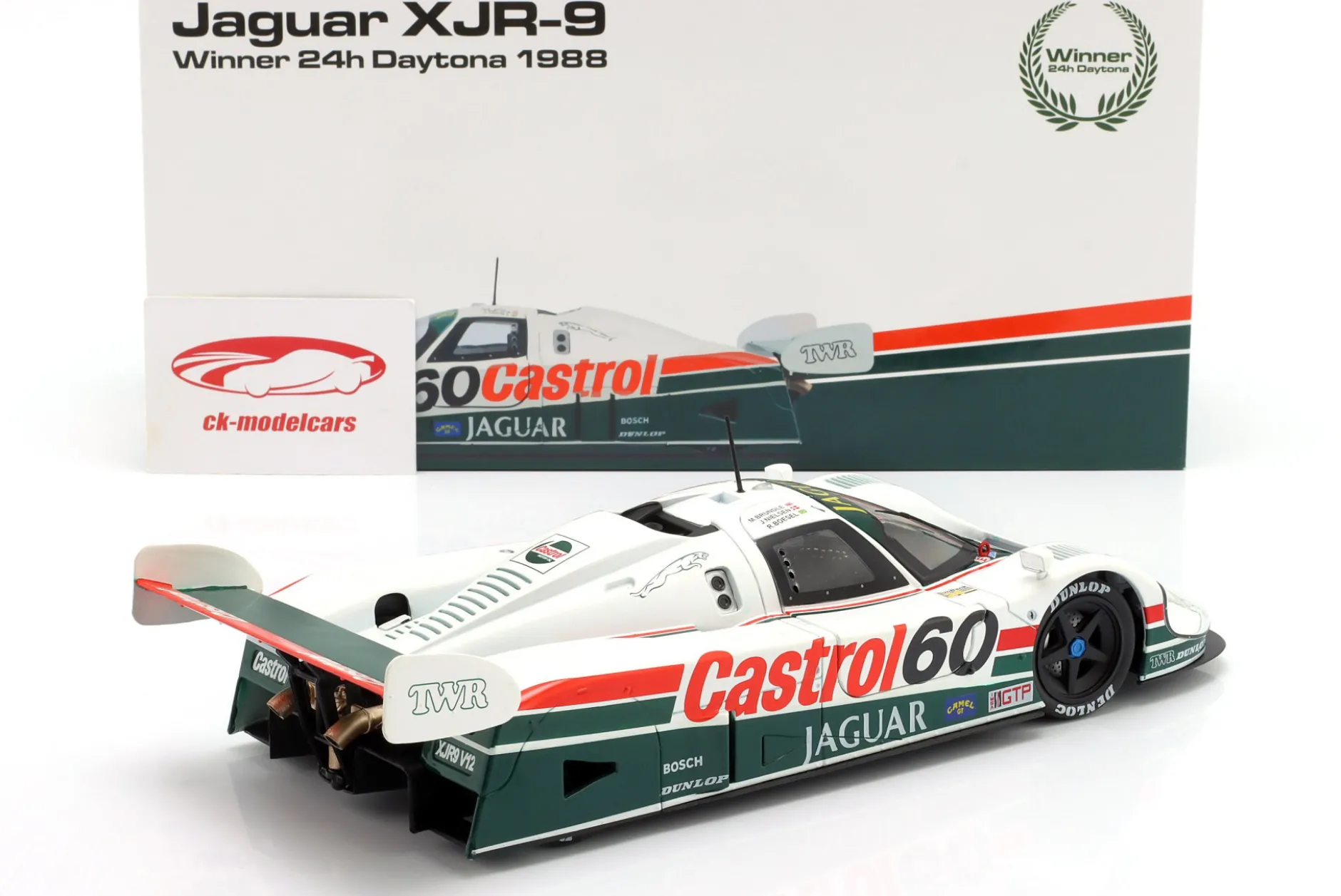 Jaguar XJR-9 #60 Sieger 24h Daytona 1988 Brundle, Boesel, Nielsen 1:18 WERK83