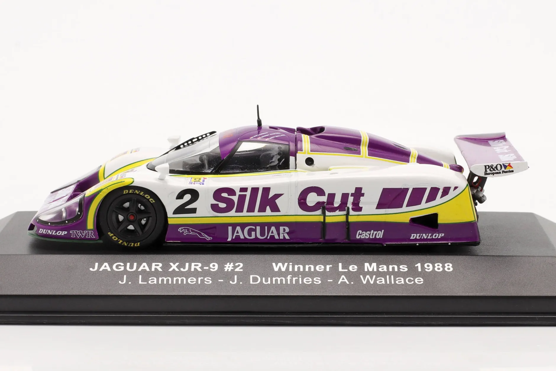 Jaguar XJR-9 #2 Sieger 24h LeMans 1988 Lammers, Dumfries, Wallace 1:43 Ixo