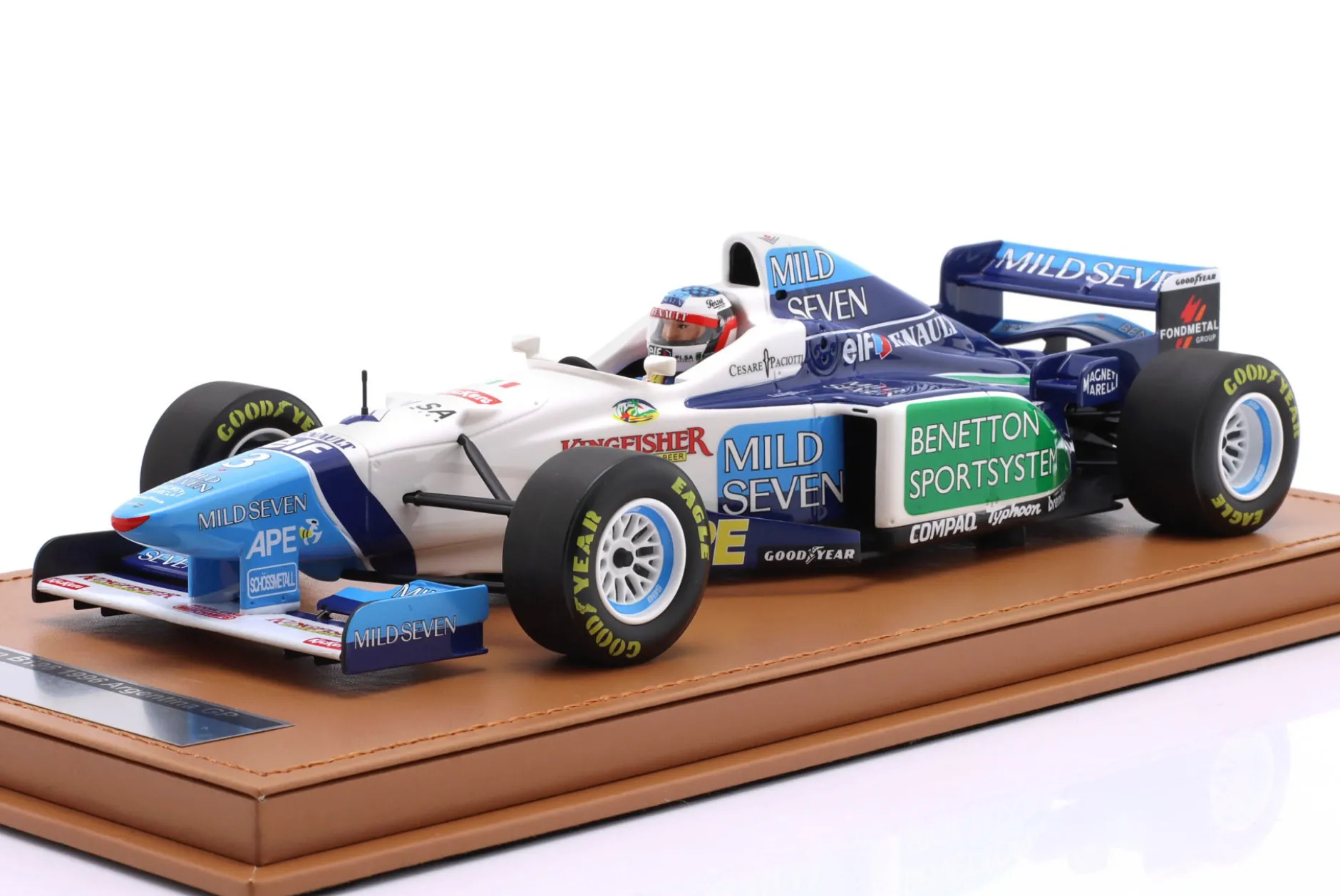 Jean Alesi Benetton B196 #3 3rd Argentinien GP Formel 1 1996 1:18 Tecnomodel