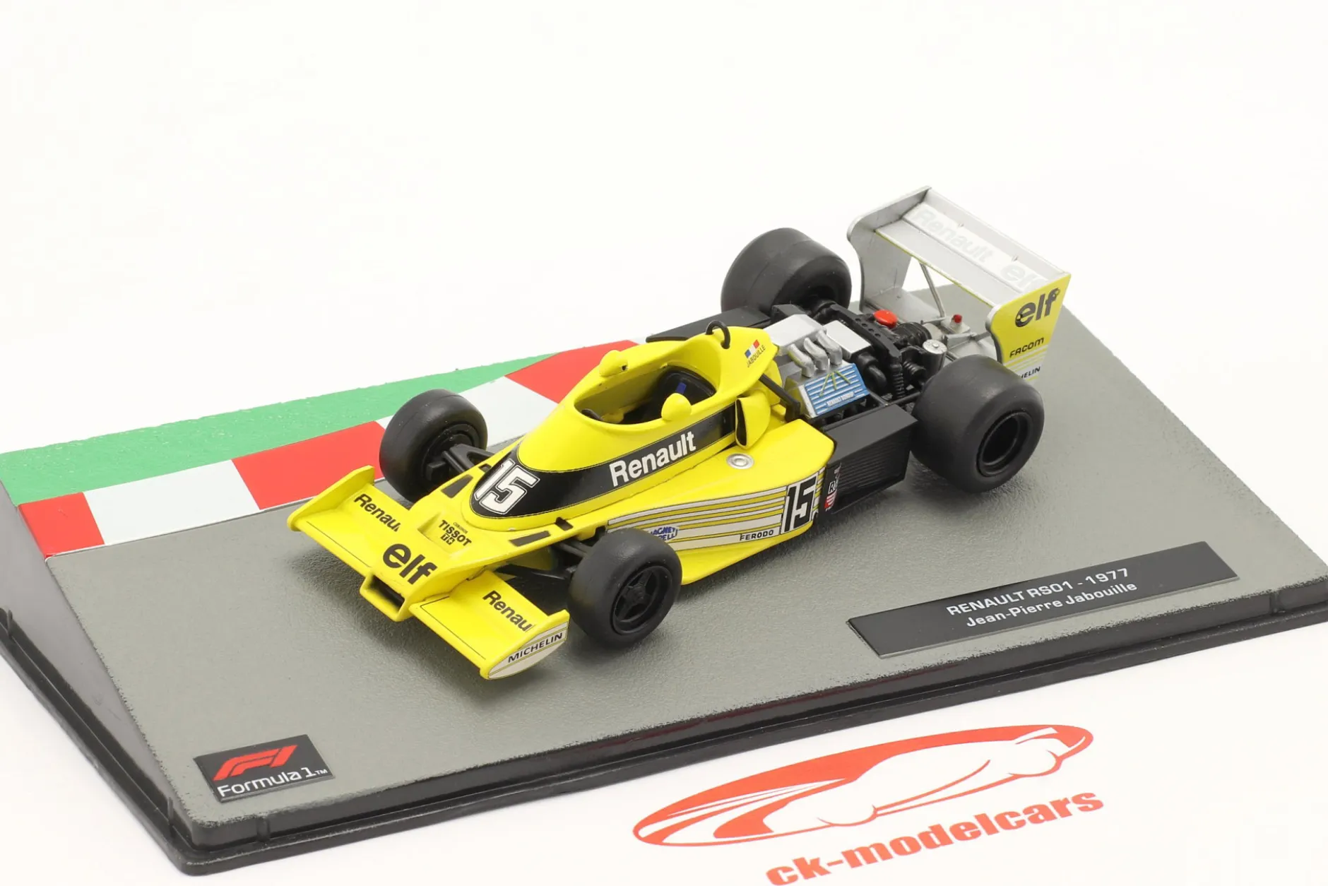 Jean-Pierre Jabouille Renault RS01 #15 Formel 1 1977 1:43 Altaya