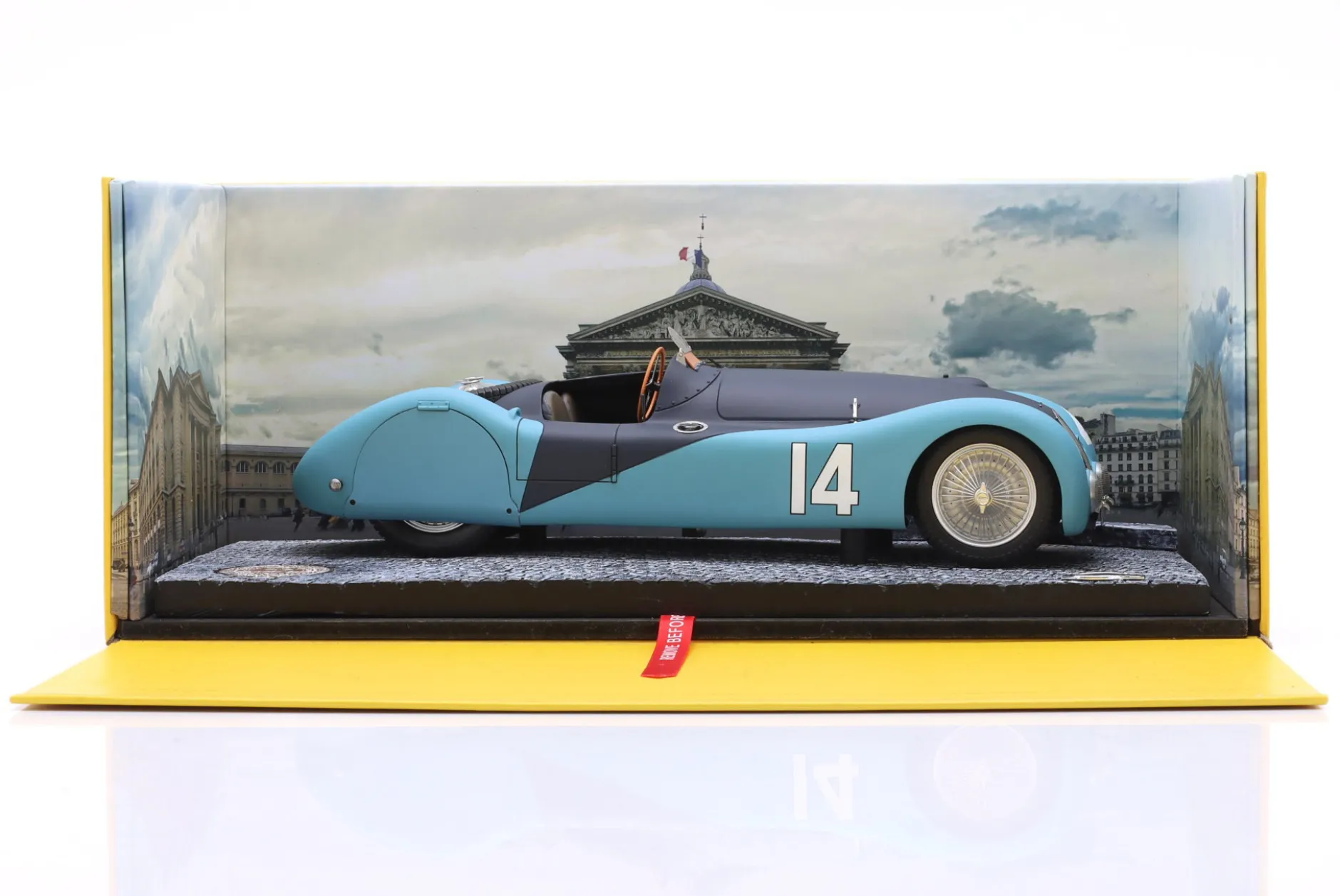 Jean-Pierre Wimille Bugatti Type T57S 45 #14 Frankreich GP 1937 1:18 LeMans Miniatures