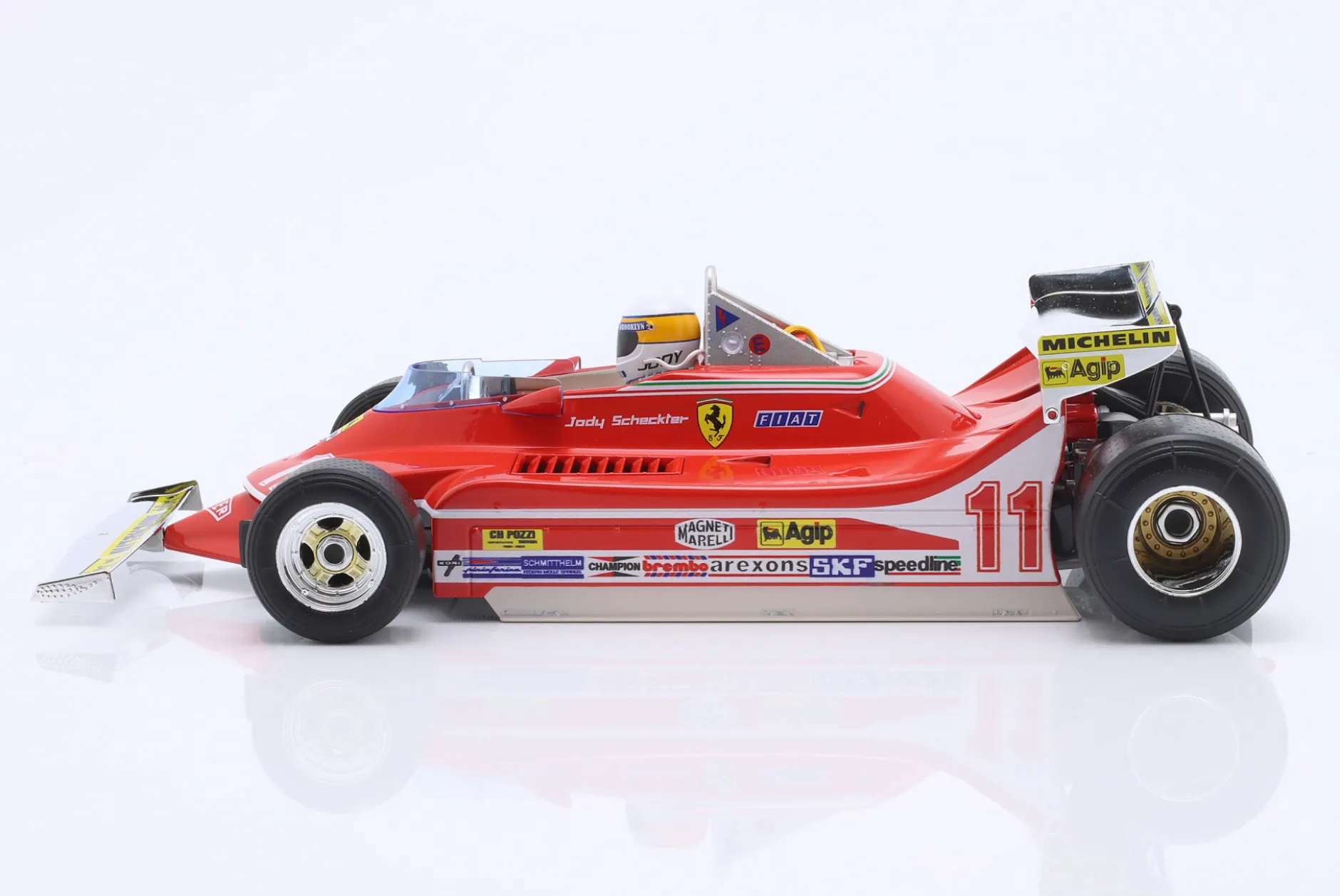 Jody Scheckter Ferrari 312T4 #11 Formel 1 Weltmeister 1979 Monaco GP 1:18 Bburago