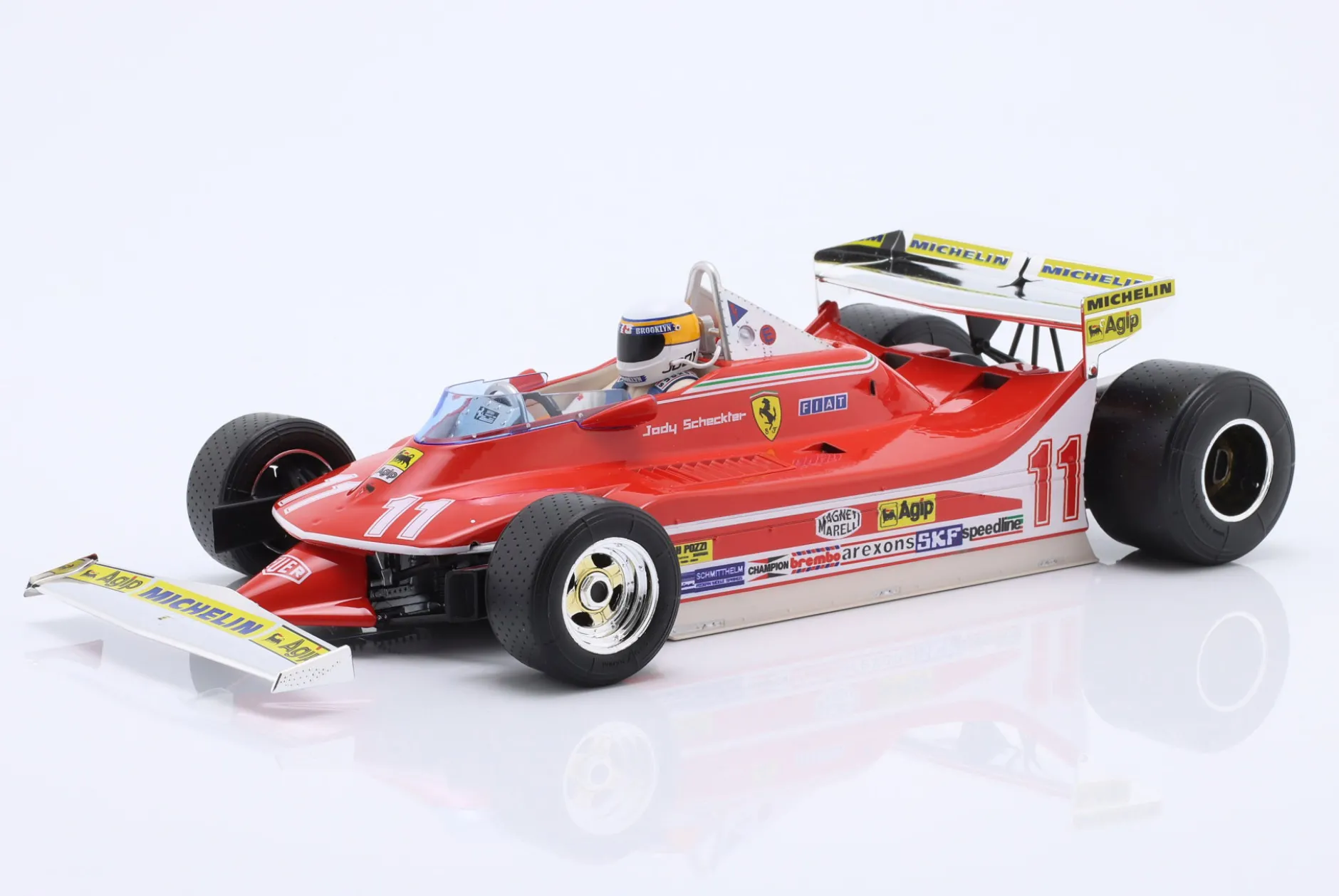 Jody Scheckter Ferrari 312T4 #11 Formel 1 Weltmeister 1979 Monaco GP 1:18 Bburago