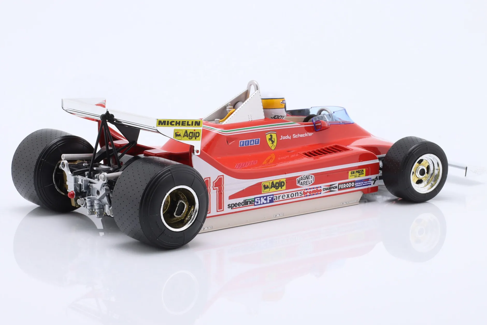 Jody Scheckter Ferrari 312T4 #11 Formel 1 Weltmeister 1979 Monaco GP 1:18 Bburago
