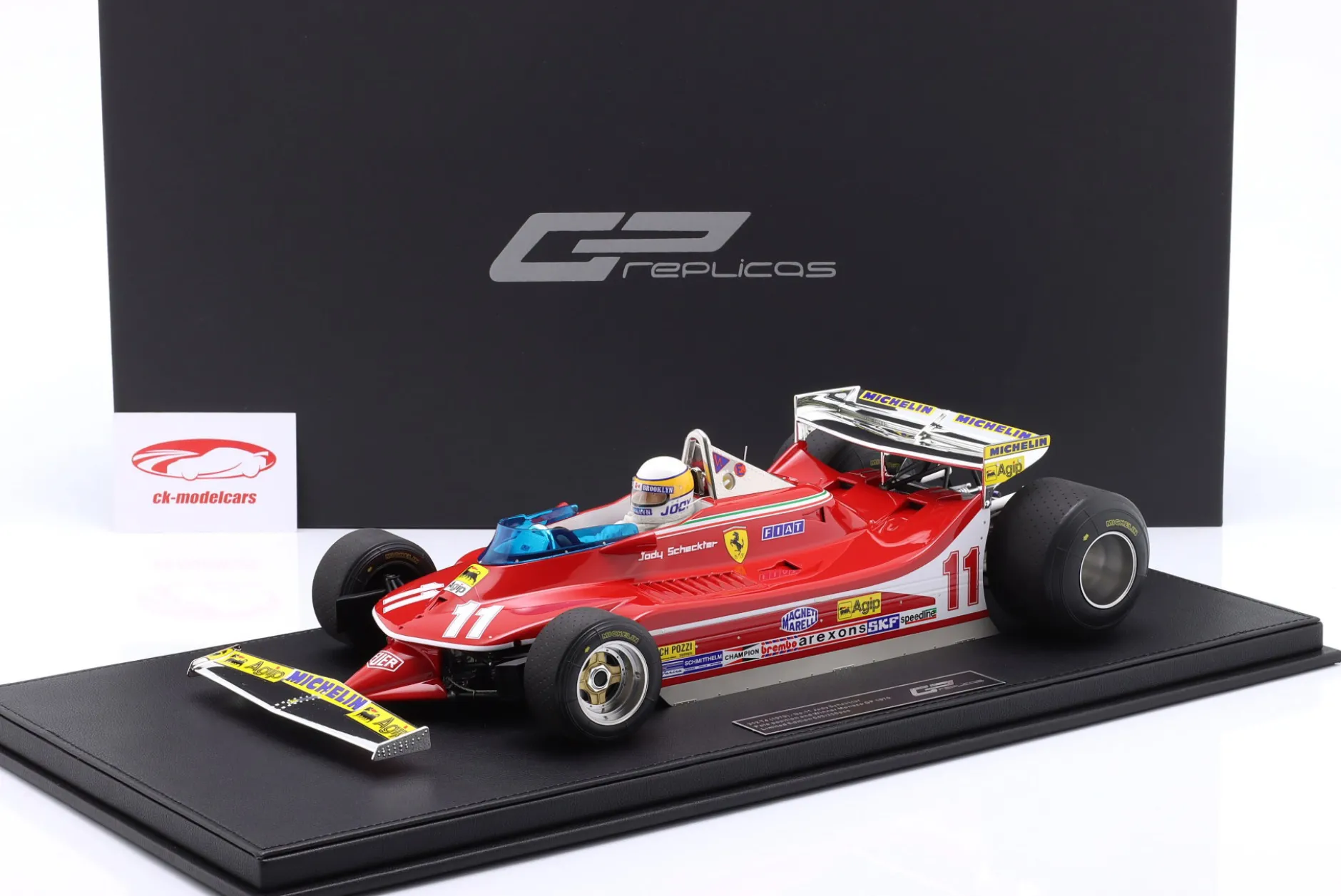 Jody Scheckter Ferrari 312T4 #11 Sieger Monaco GP Formel 1 Weltmeister 1979 1:12 GP Replicas