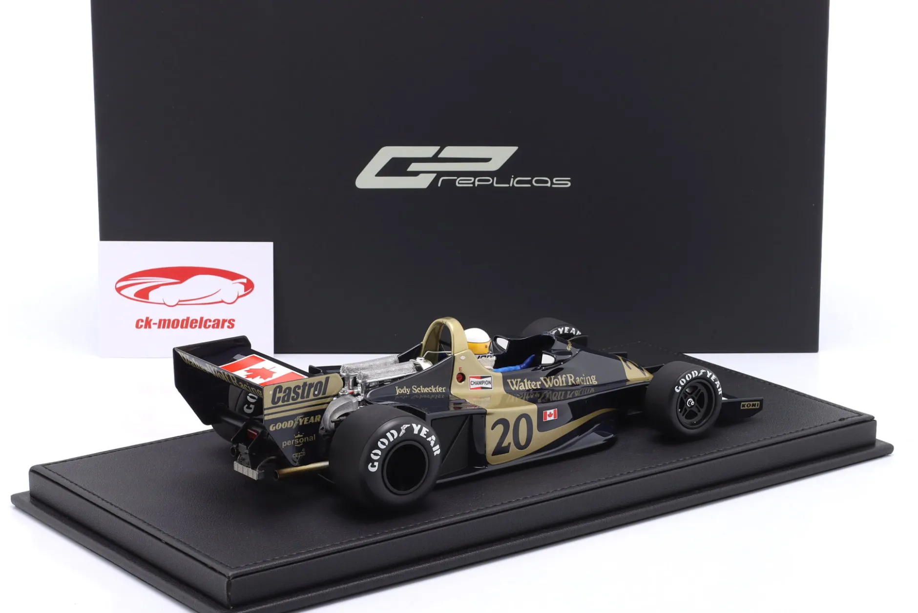Jody Scheckter Wolf WR1 #20 Sieger Monaco GP Formel 1 1977 1:18 GP Replicas