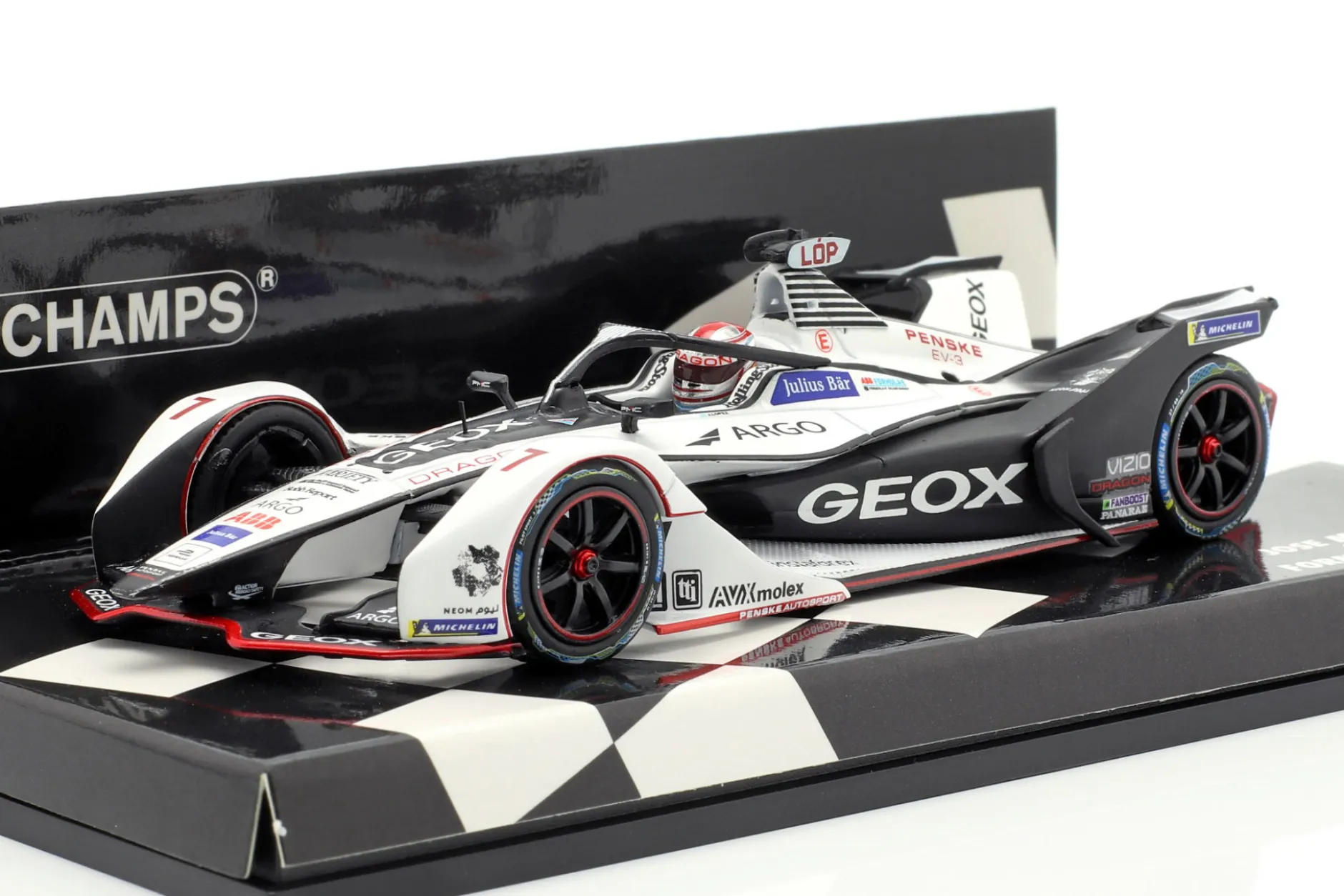 Jose Maria Lopez Penske EV-3 #7 Formel E Saison 5 2018/19 1:43 Minichamps