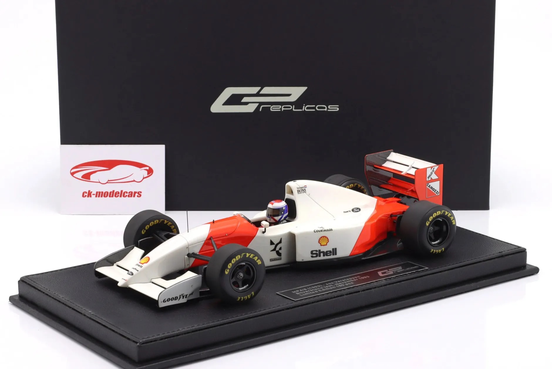Jos Verstappen McLaren MP4/8 Test Silverstone Formel 1 1993 1:18 GP Replicas