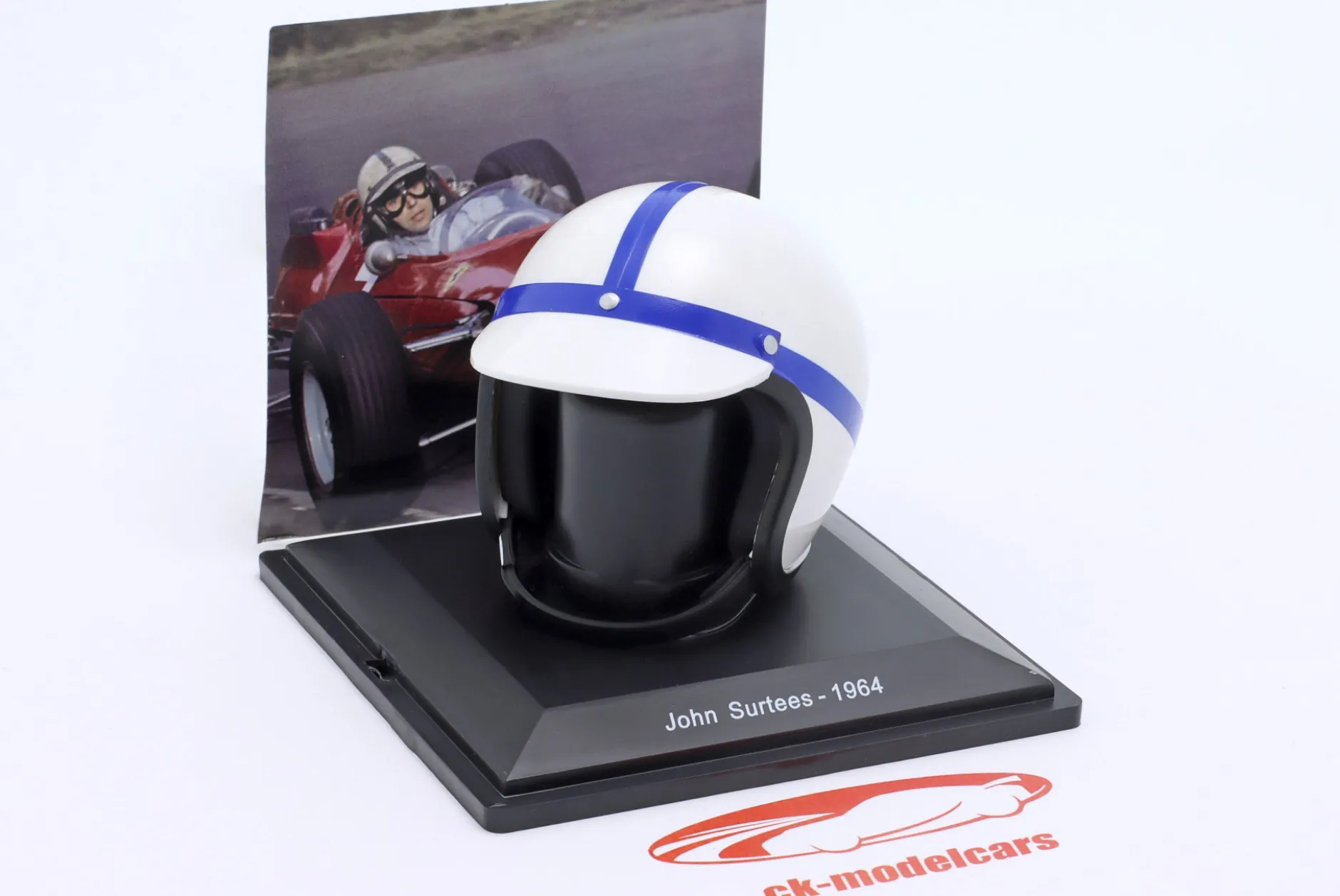 J. Surtees Ferrari F1 158 Formel 1 Weltmeister 1964 Helm 1:5 Spark Editions