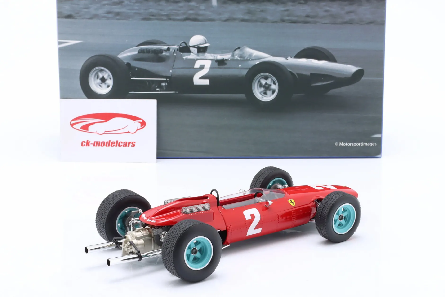 J. Surtees Ferrari 158 #2 Sieger Italien GP Formel 1 Weltmeister 1964 1:18 WERK83