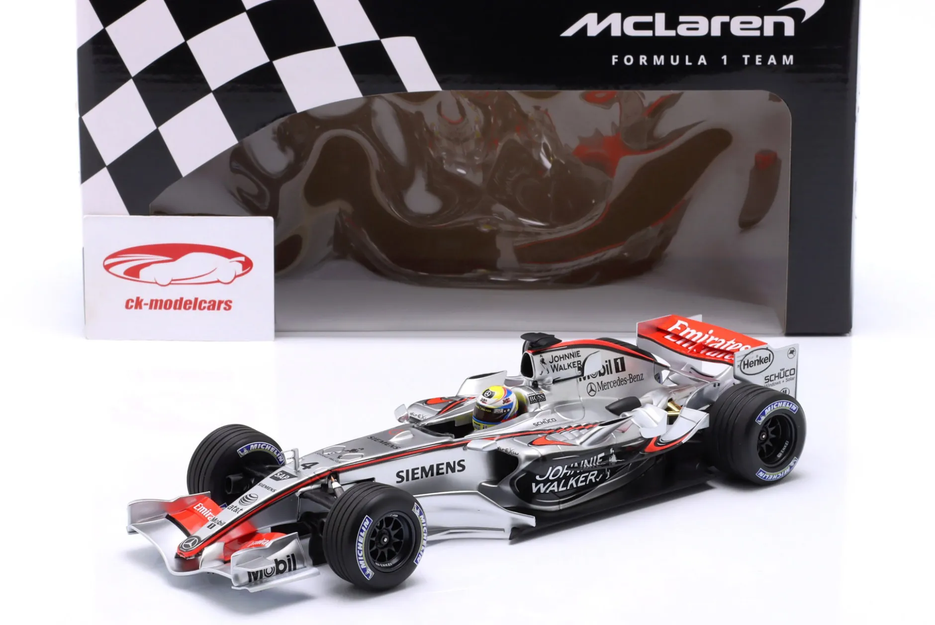 Juan Pablo Montoya McLaren MP4/21 #4 Formel 1 2006 1:18 Minichamps