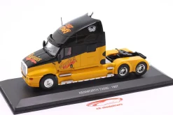 Kenworth T2000 Sattelzugmaschine Baujahr 1997 gelb / schwarz 1:43 Hachette