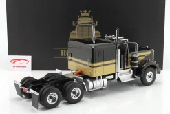 Kenworth W900 Sattelzugmaschine schwarz / gold 1:18 Road Kings