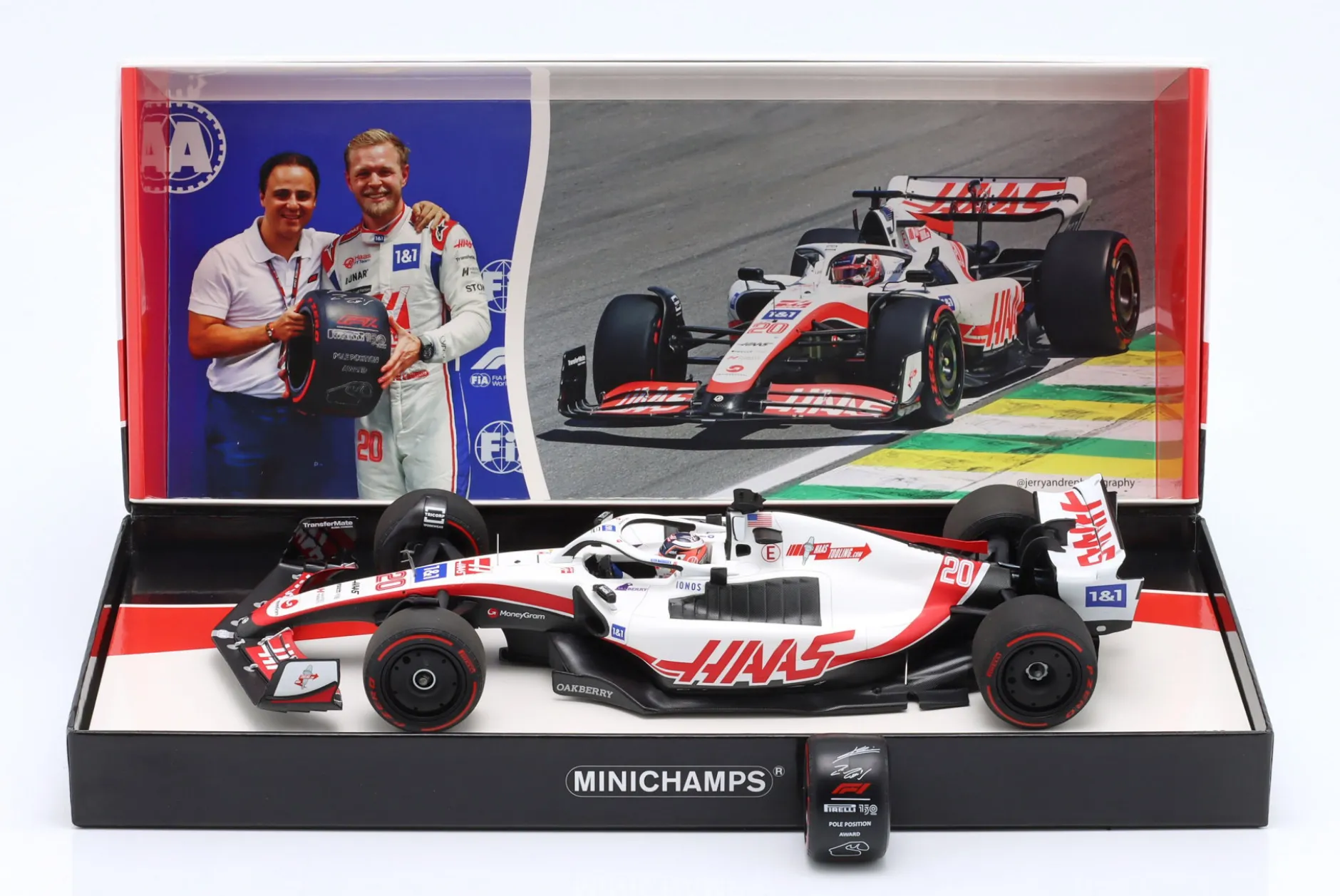 Kevin Magnussen Haas VF-22 #20 Brasilien GP Formel 1 2022 1:18 Minichamps