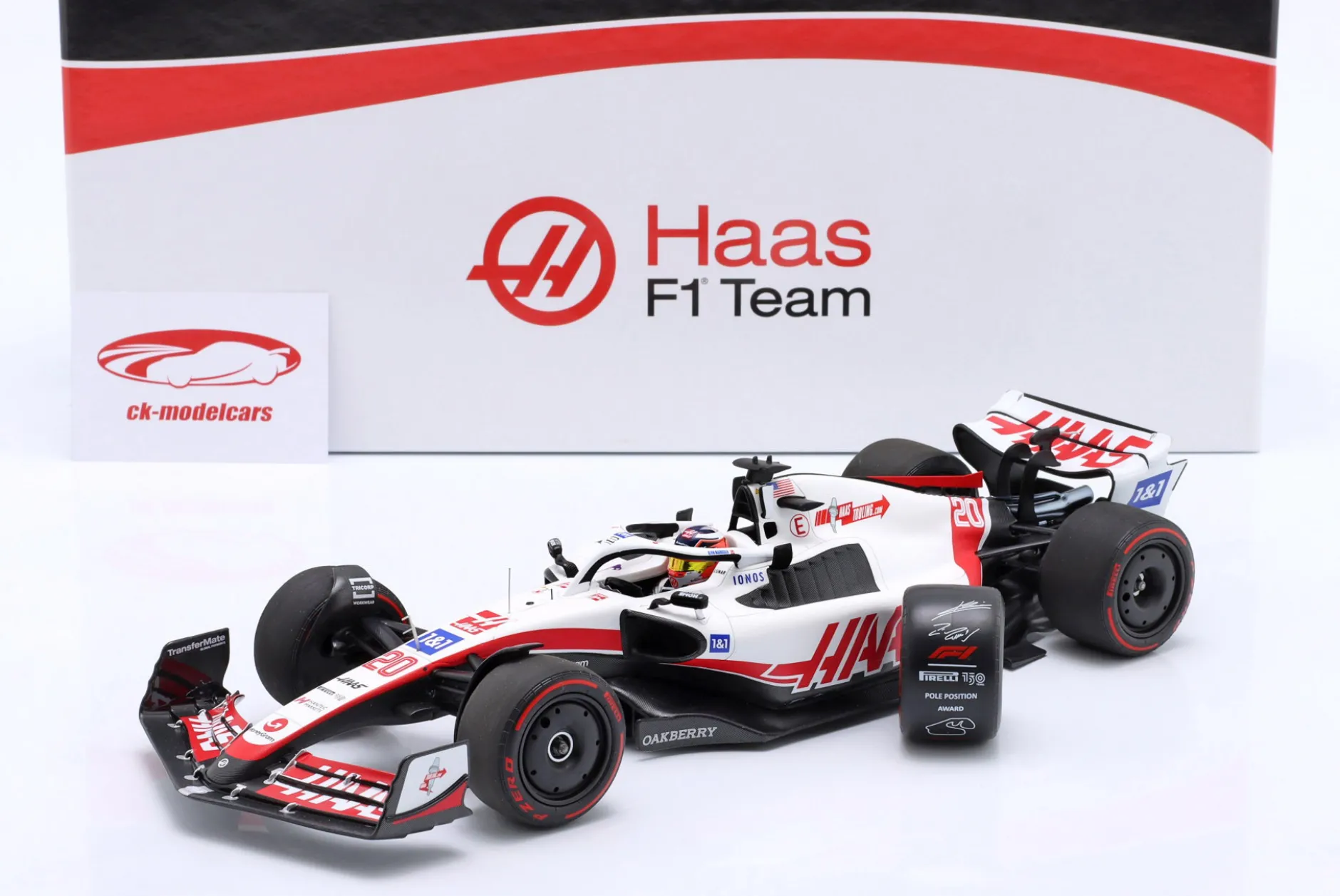Kevin Magnussen Haas VF-22 #20 Brasilien GP Formel 1 2022 1:18 Minichamps
