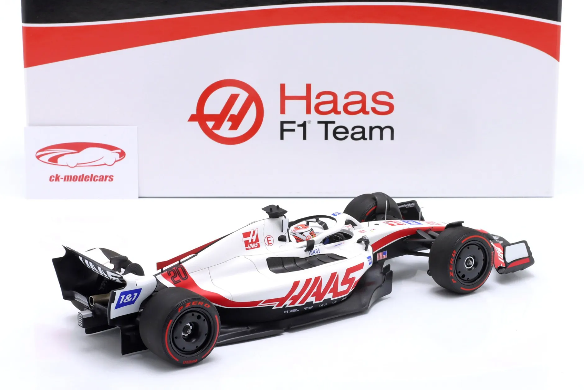 Kevin Magnussen Haas VF-22 #20 5th Bahrain GP Formel 1 2022 1:18 Minichamps