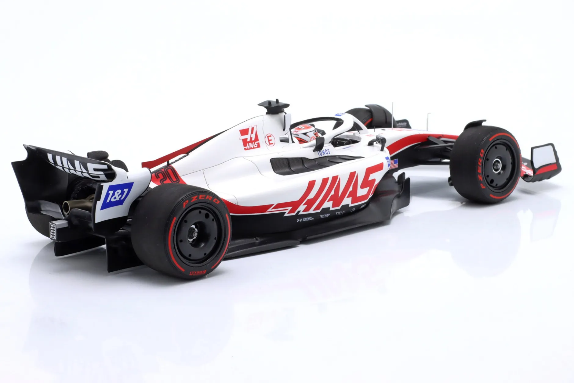 Kevin Magnussen Haas VF-22 #20 5th Bahrain GP Formel 1 2022 1:18 Minichamps