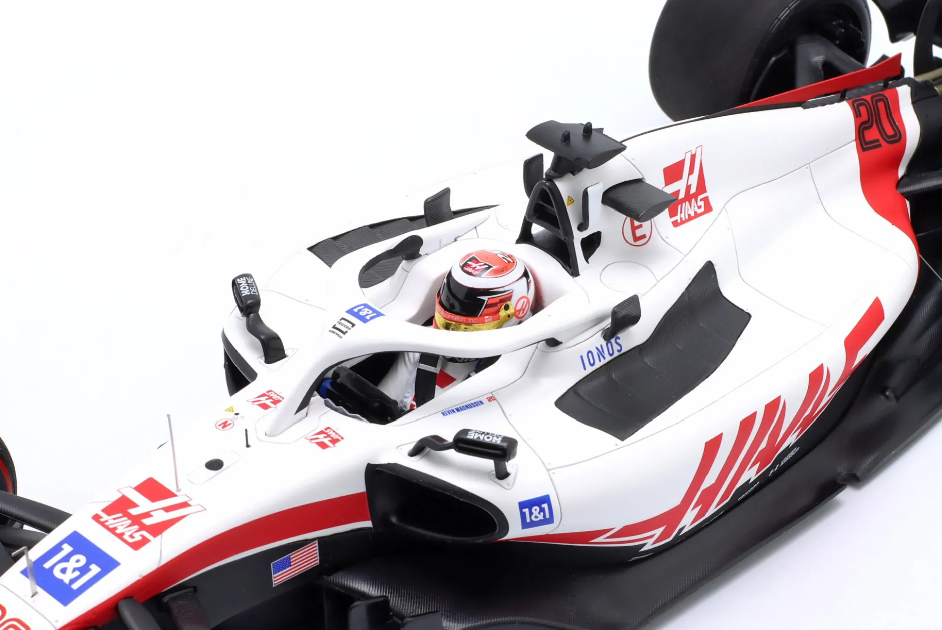 Kevin Magnussen Haas VF-22 #20 5th Bahrain GP Formel 1 2022 1:18 Minichamps
