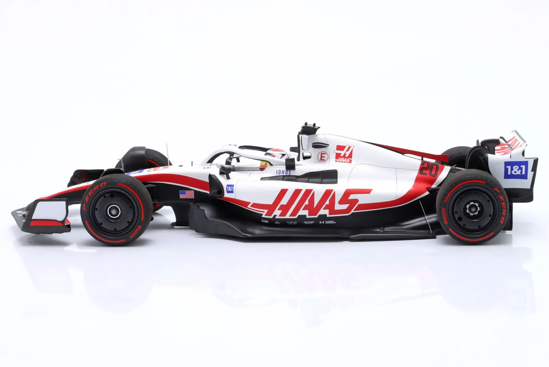 Kevin Magnussen Haas VF-22 #20 5th Bahrain GP Formel 1 2022 1:18 Minichamps