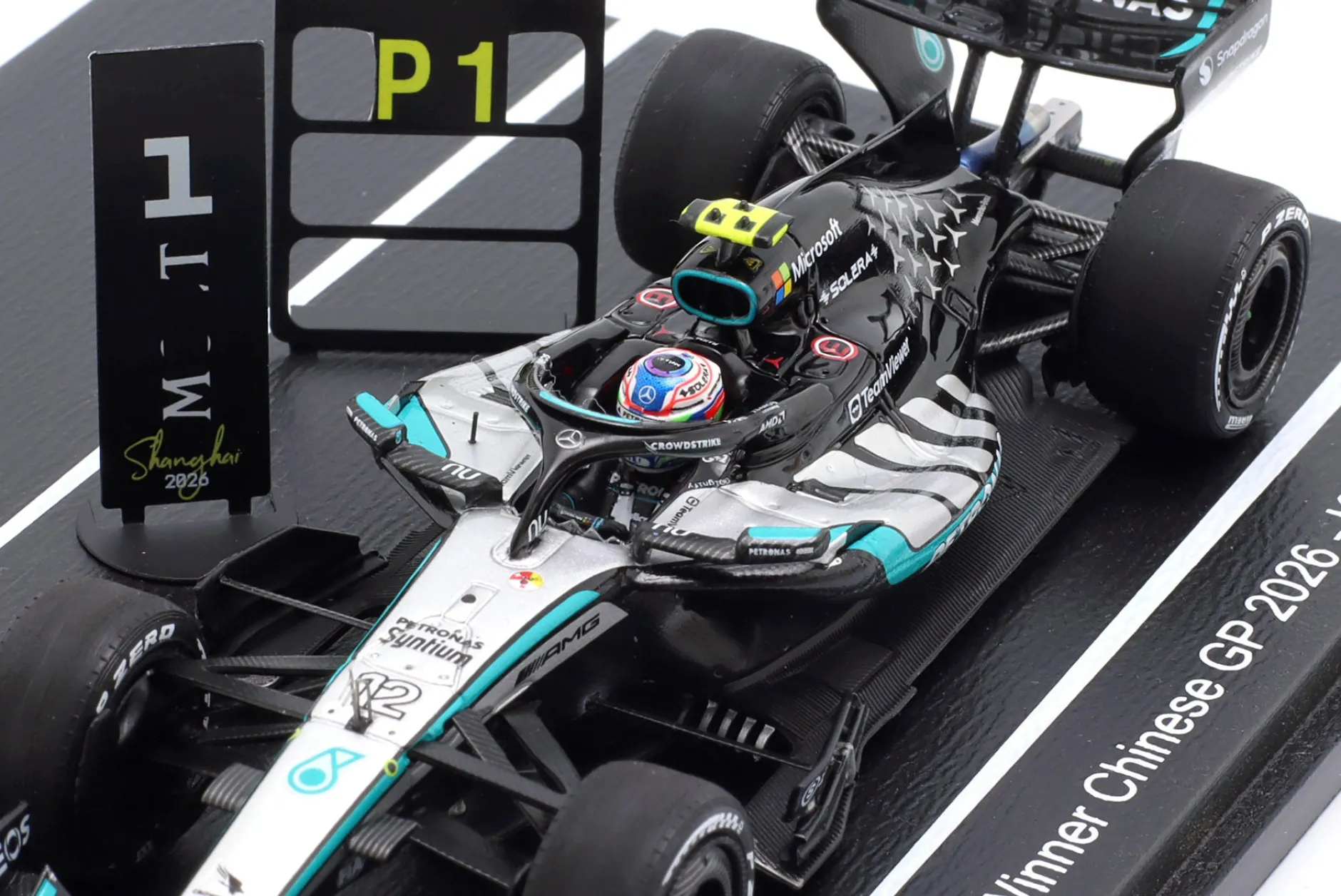 Kimi Antonelli Mercedes-AMG F1 W17 #12 Sieger China GP Formel 1 2026 1:43 Spark