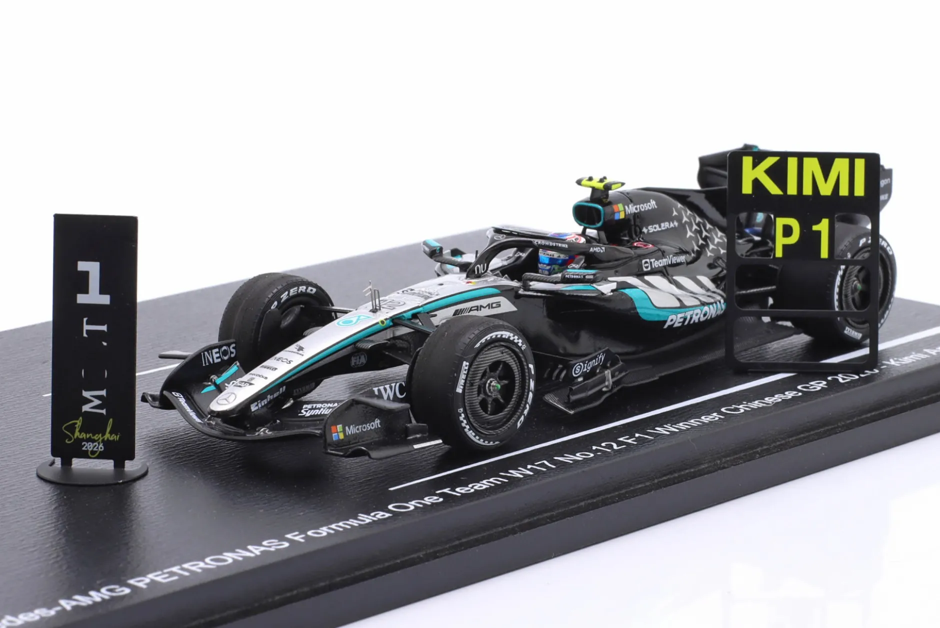Kimi Antonelli Mercedes-AMG F1 W17 #12 Sieger China GP Formel 1 2026 1:43 Spark