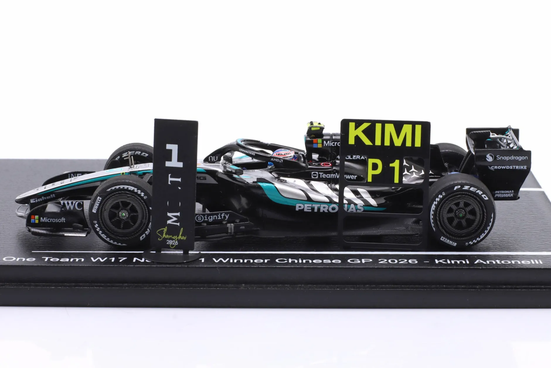Kimi Antonelli Mercedes-AMG F1 W17 #12 Sieger China GP Formel 1 2026 1:43 Spark