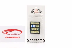 Kimi Räikkönen Formel 1 Weltmeister 2007 Boxentafel 1:18 Cartrix